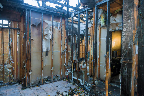 Professional Fire Damage Cleanup technician working in Flourtown, PA